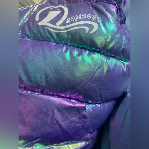 Metallic puffy snow pants - kids size 5/6 - Picture 5 of 5